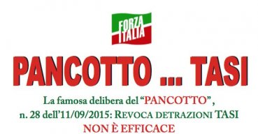 Forza Italia e il "Pancotto Tasi" 