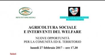 All Asp Zaccagnino un convegno sull'agricoltura sociale e welfare