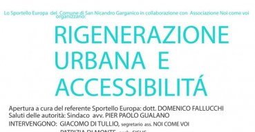Convegno "Rigenerazione Urbana e Accessibilità"
