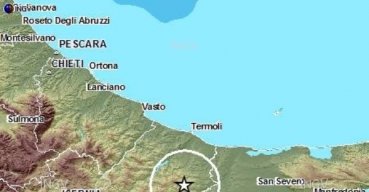 Forte scossa sismica in Molise
