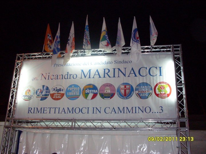 Presentata ufficialmente la candidatura a sindaco di Marinacci