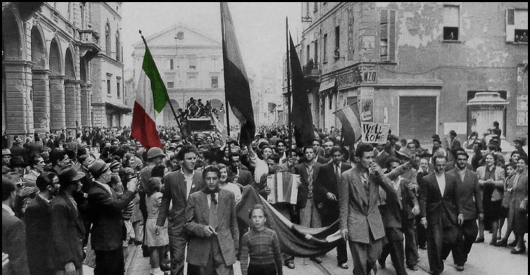 Il 25 aprile si festeggia la liberazione d'Italia