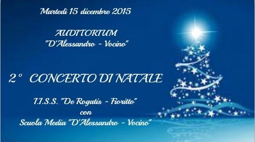 Concerto di Natale alla Scuola Media D’Alessandro – Vocino