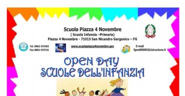 Open Day alla scuola dell'infanzia