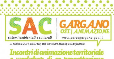 "Sac Gargano": altri due workshop 