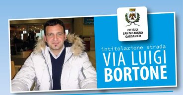 Intitolazione strada a Luigi Bortone
