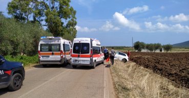 Grave incidente sulla strada per Torre Mileto