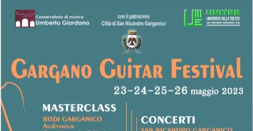 24-25-26 maggio il Gargano Guitar Festival