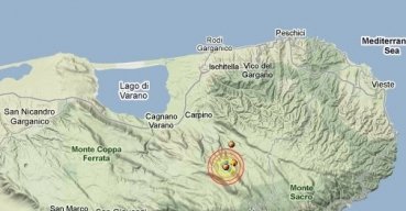 Lieve scossa sismica nel Gargano