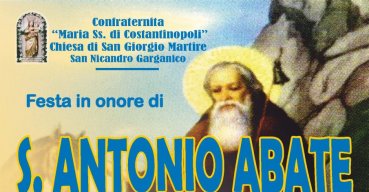 Festa di Sant'Antonio abate nella chiesa di San Giorgio