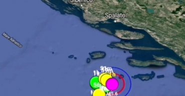 Serie di scosse di terremoto nell'Adriatico