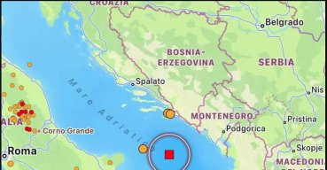 Forte scossa di terremoto in mare