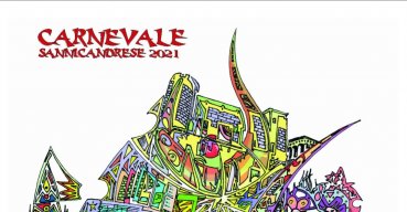 Cartolina di Carnevale 2021 dal titolo Carnevax