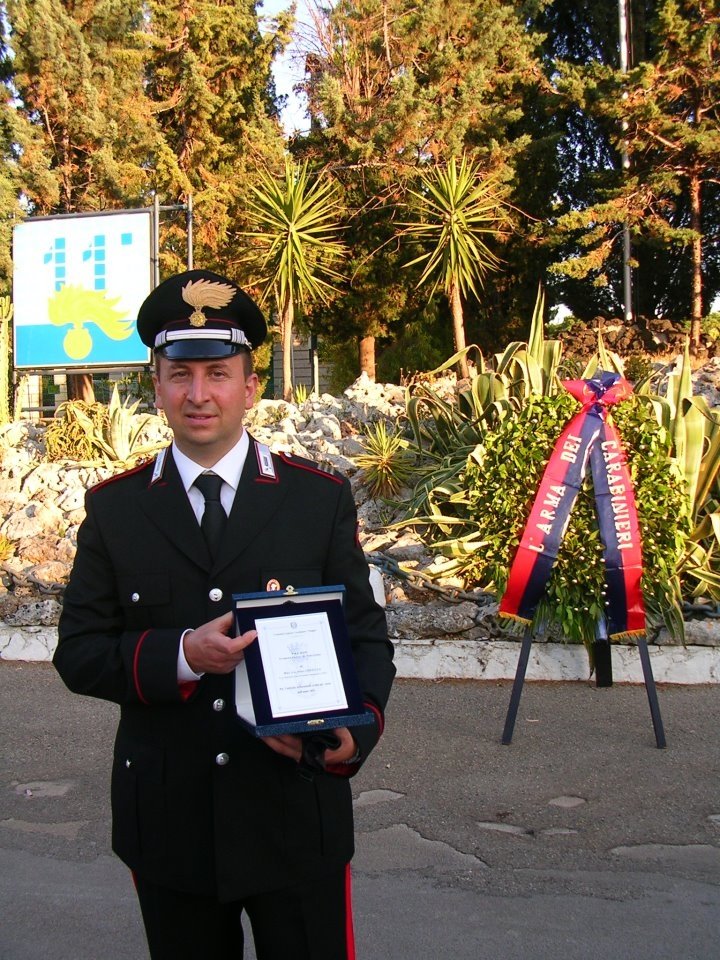 Premiato il Comandante della locale stazione dei Carabinieri