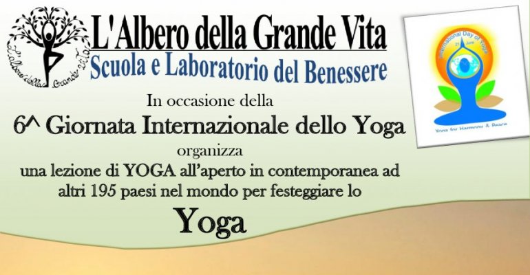6a edizione della giornata internazionale dello yoga