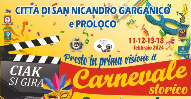 Presentato il programma del Carnevale sannicandrese