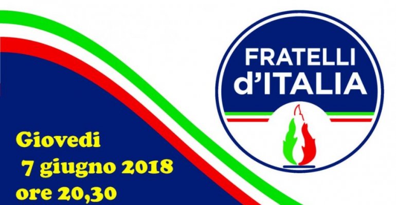 Elezioni domani comizio di Fratelli D'Italia con La Salandra