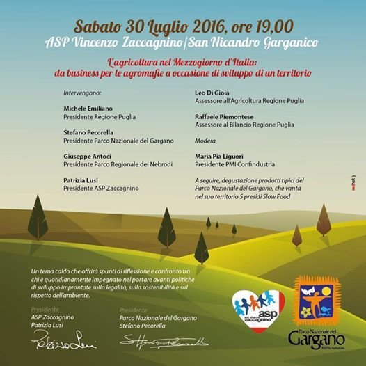 Oggi il convengno: L'agricoltura nel Mezzogiorno d'Italia