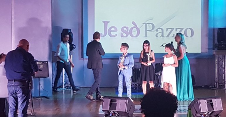Ylenia Gabriele 2a classificata al concorso "Je so pazzo"