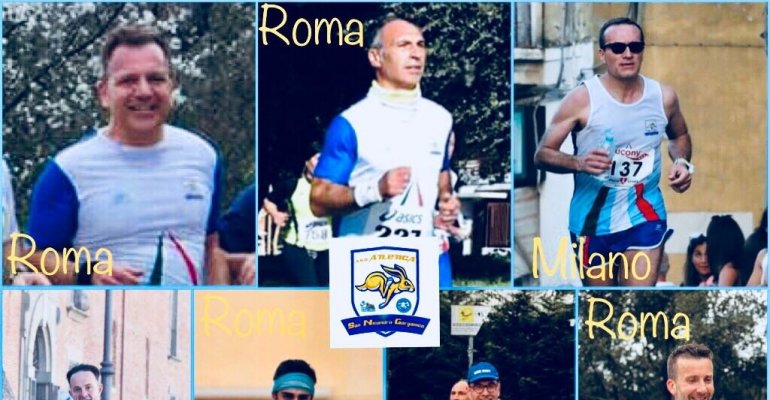 I podisti sannicandresi alla Maratona di Roma
