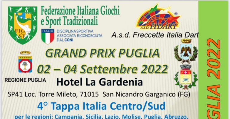 Grand Prix Puglia: 4° tappa Italia Centro/Sud