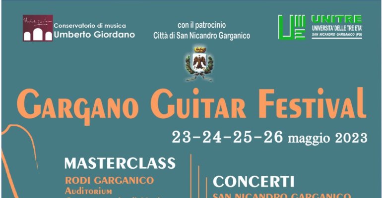 24-25-26 maggio il Gargano Guitar Festival