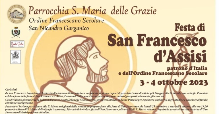 Festa di San Francesco d'Assisi, Patrono d'Italia