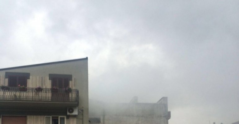 Incendio in un'abitazione in Via Guglielmo Marconi
