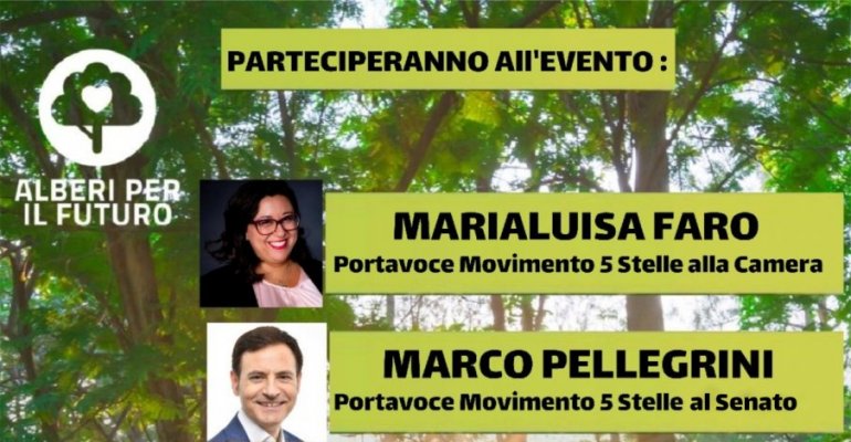 La deputata Faro dona 9 alberi in "Alberi per il futuro"