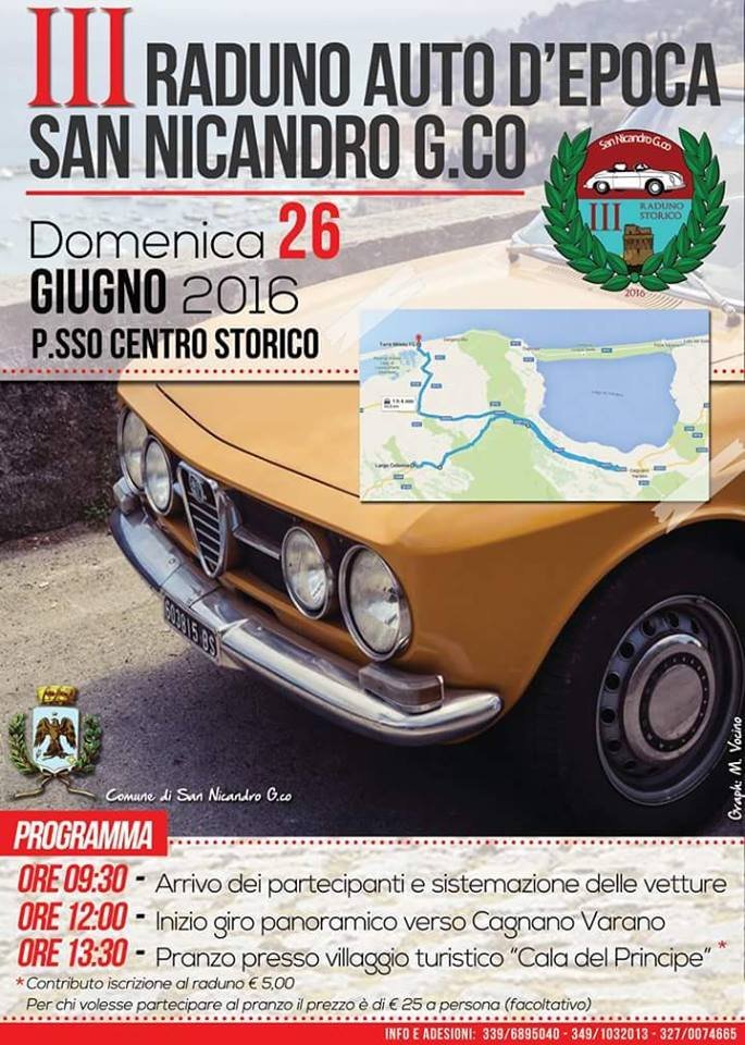 III Raduno d'auto d'epoca San Nicandro-Torre Mileto