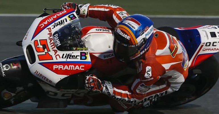 Michele Pirro in MotoGP sulla Ducati Pramac