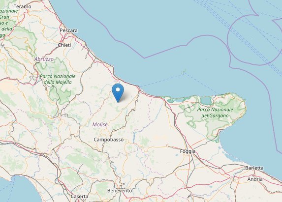 Terremoto in Molise, scossa avvertita anche sul Gargano