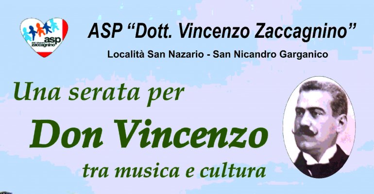 Il 15 Ottobre "Una serata per Don Vincenzo"