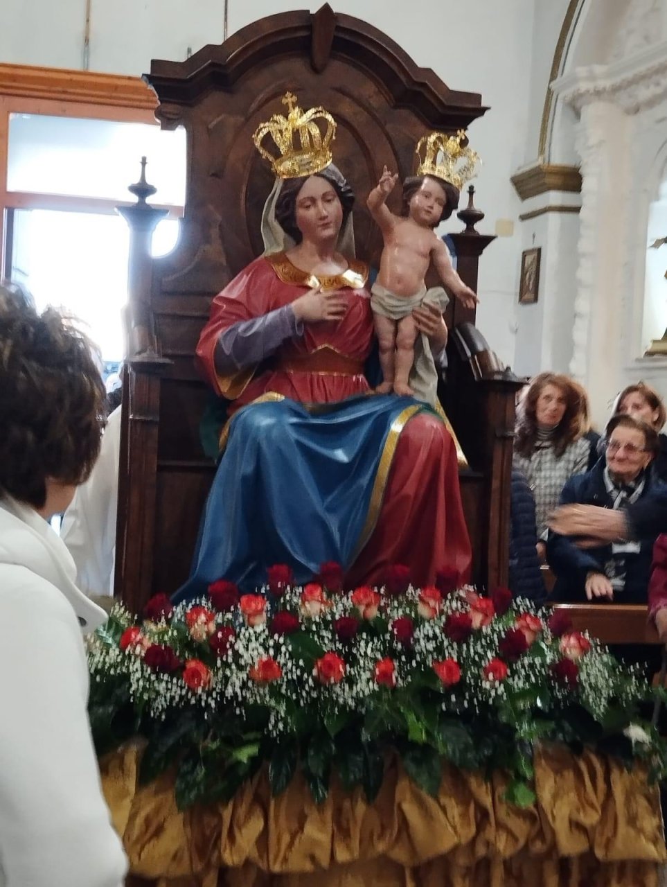 Al Convento la benedizione del simulacro della Vergine Maria